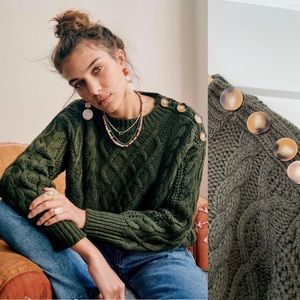 SOLD Sezane James Jumper - Khaki